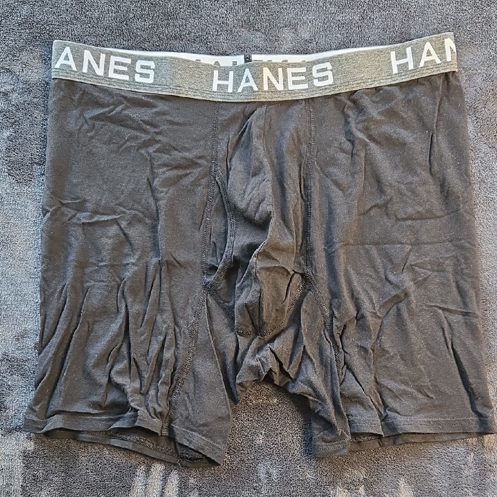 Hanes Comfort Flex Fit Boxer Briefs - Dark Gray
